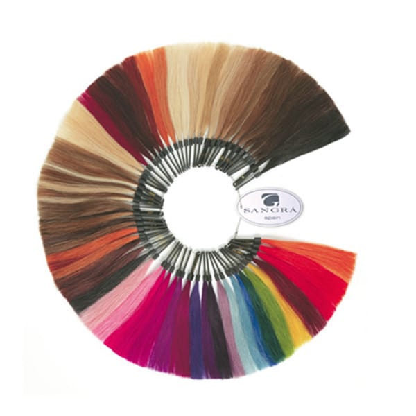 Carta de color de cabello natural