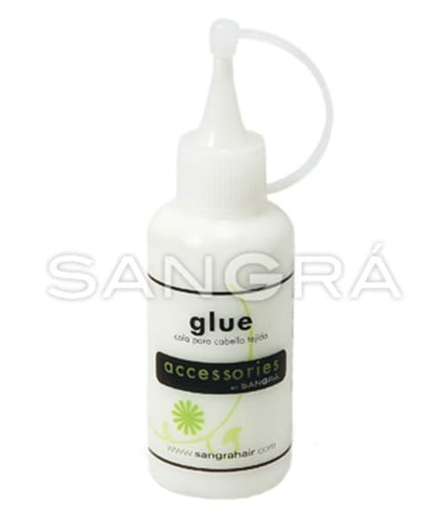 Glue blanco extensiones tejidas Cola de latex blanca