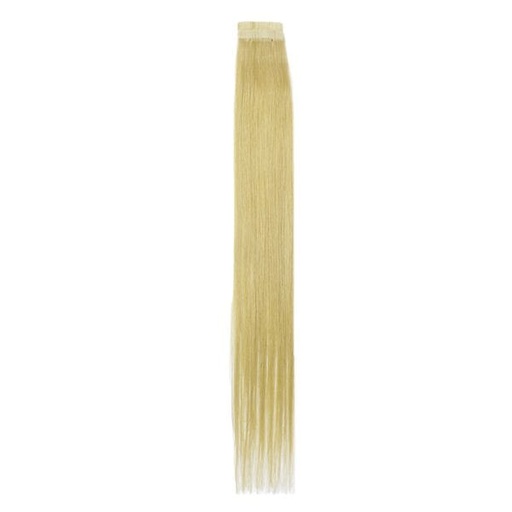 AD2 Extensiones adhesivas de cabello natural, 2 piezas de 50 cm 