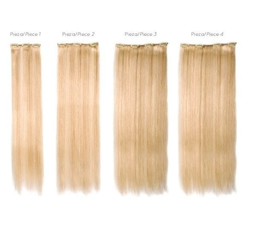 TWENTY 110 4 piezas. Extensiones de cabello natural de 110 gr 